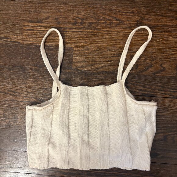 Urban Outfitters Tops - Urban Outfitters White Knit Cami